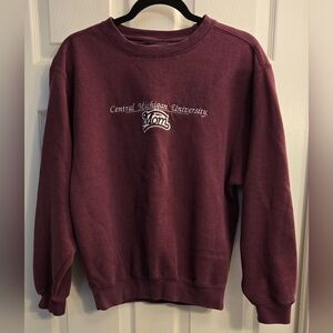 Central Michigan University Mom Sweatshirt - Maroon , Size Small